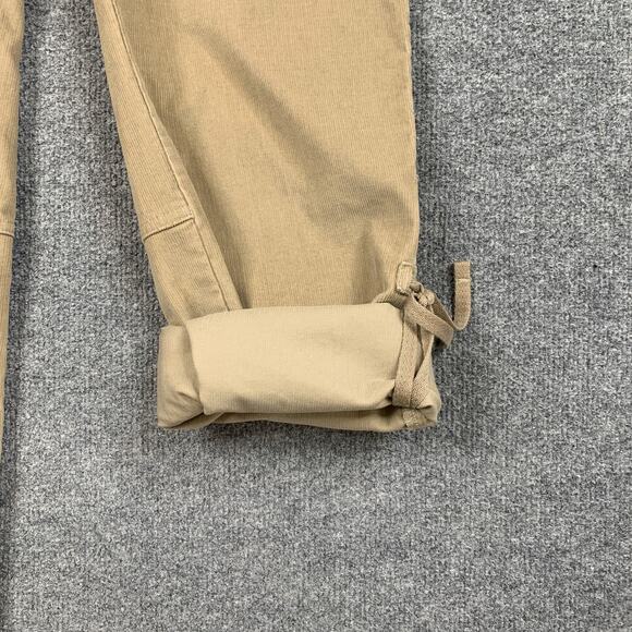 The North Face Pants Women S Small Khaki Convertible Capri Stretch Outdoor - Picture 3 of 12